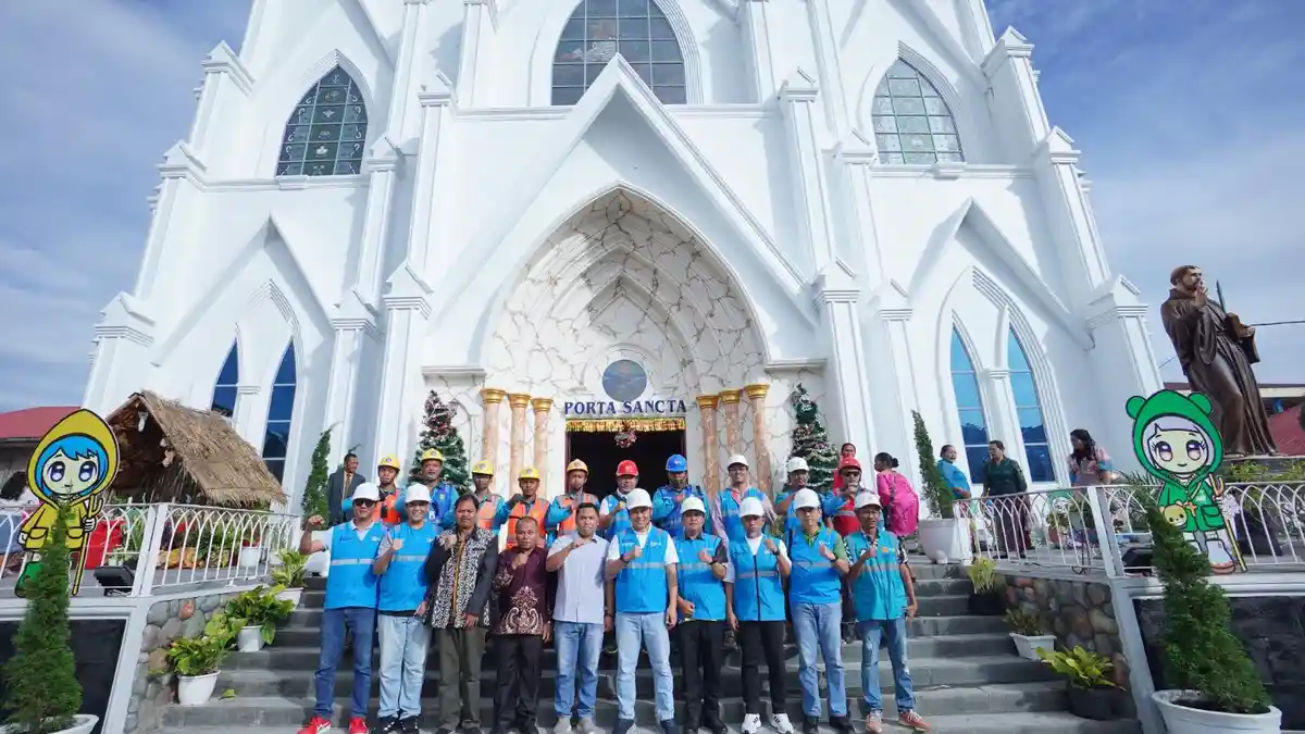 PLN Hadir Menjaga Kekhusyukan Natal, GM PLN UID Sumut Pantau Langsung Gereja dan Posko Siaga