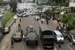 Kemacetan Akibat Unjukrasa Buruh