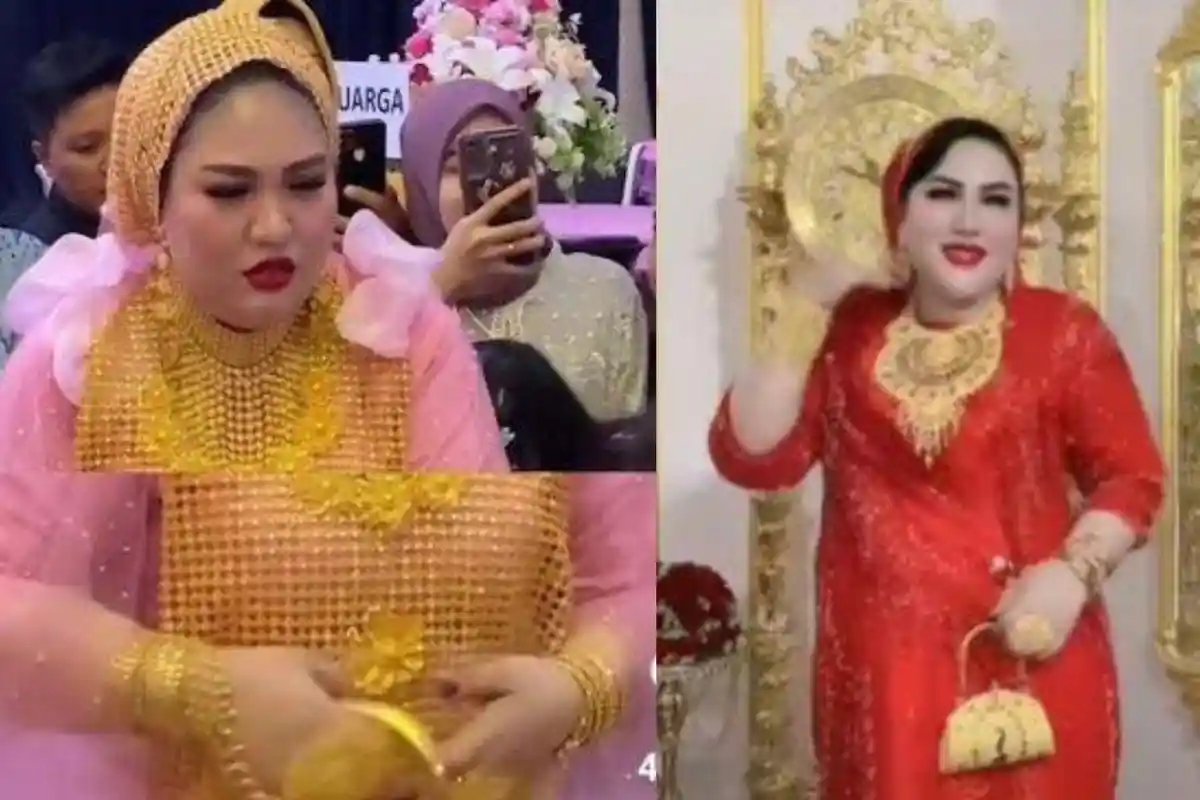 Ingat Mira Hayati Pamer Beli Emas 1 Kg di Arab? Kini Kembali Pamer Pakai Emas 5 Kg