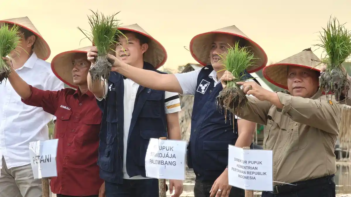 Pusri Dukung Asta Cita Swasembada Pangan di Bangka Selatan