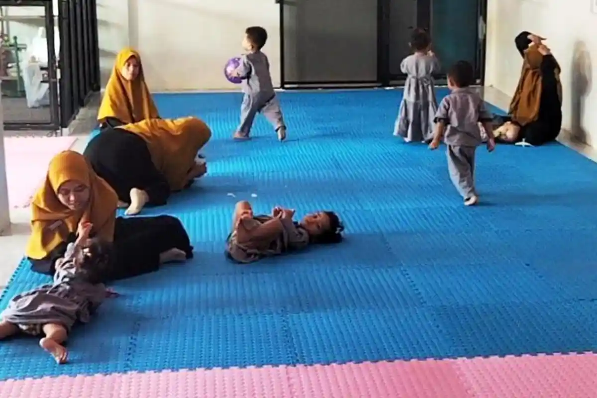 Peluk Erat Dilfa di Rumah Anak Surga Semarang, Tinggal Sejak 2 Hari Lahir, Ibu Tak Mampu Merawat