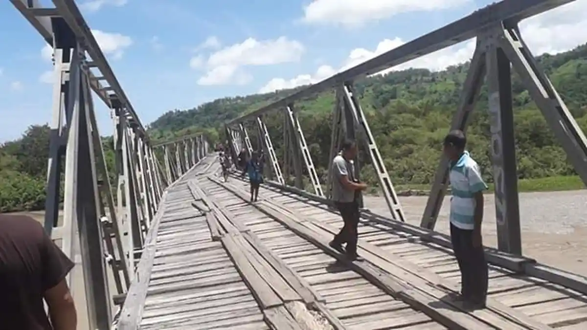 Warga Amfoang Cemas dengan Jembatan Termanu, Begini Kondisinya Saat Ini