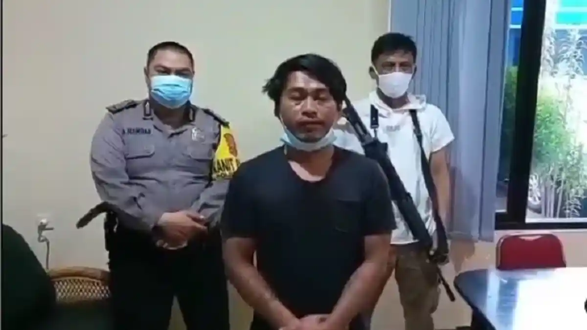 VIRAL Video Tak Percaya Covid-19, Asep Sakamullah Ditangkap Polisi, Ngaku Depresi dan Minta Maaf