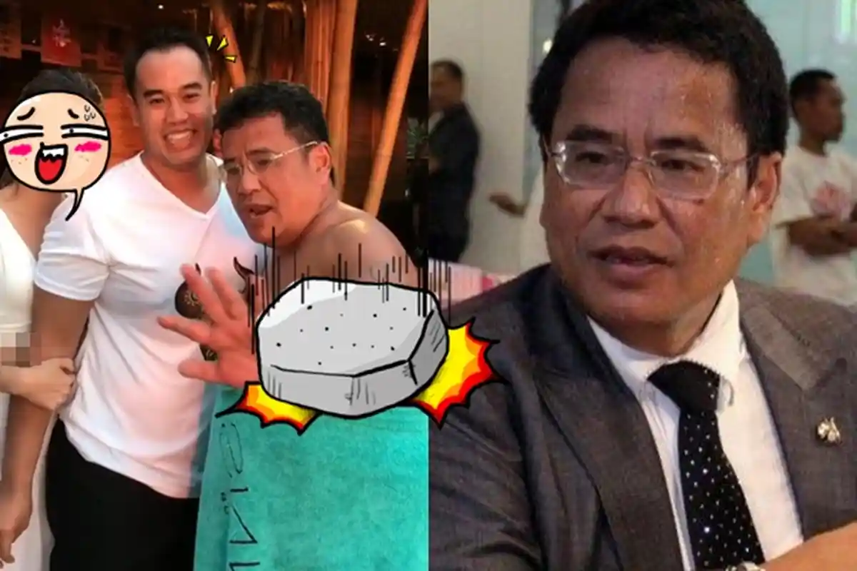 Di Belakang Ardi Bakrie, Ekspresi Takut Nia Ramadhani Saat Bertemu Hotman Paris jadi Sorotan Netizen