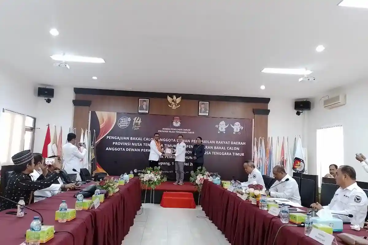 NTT Memilih, Hari Ke-8 Daftar Bacaleg KPU NTT Terima Pengajuan 6 Bakal Calon DPD RI dan 1 Parpol