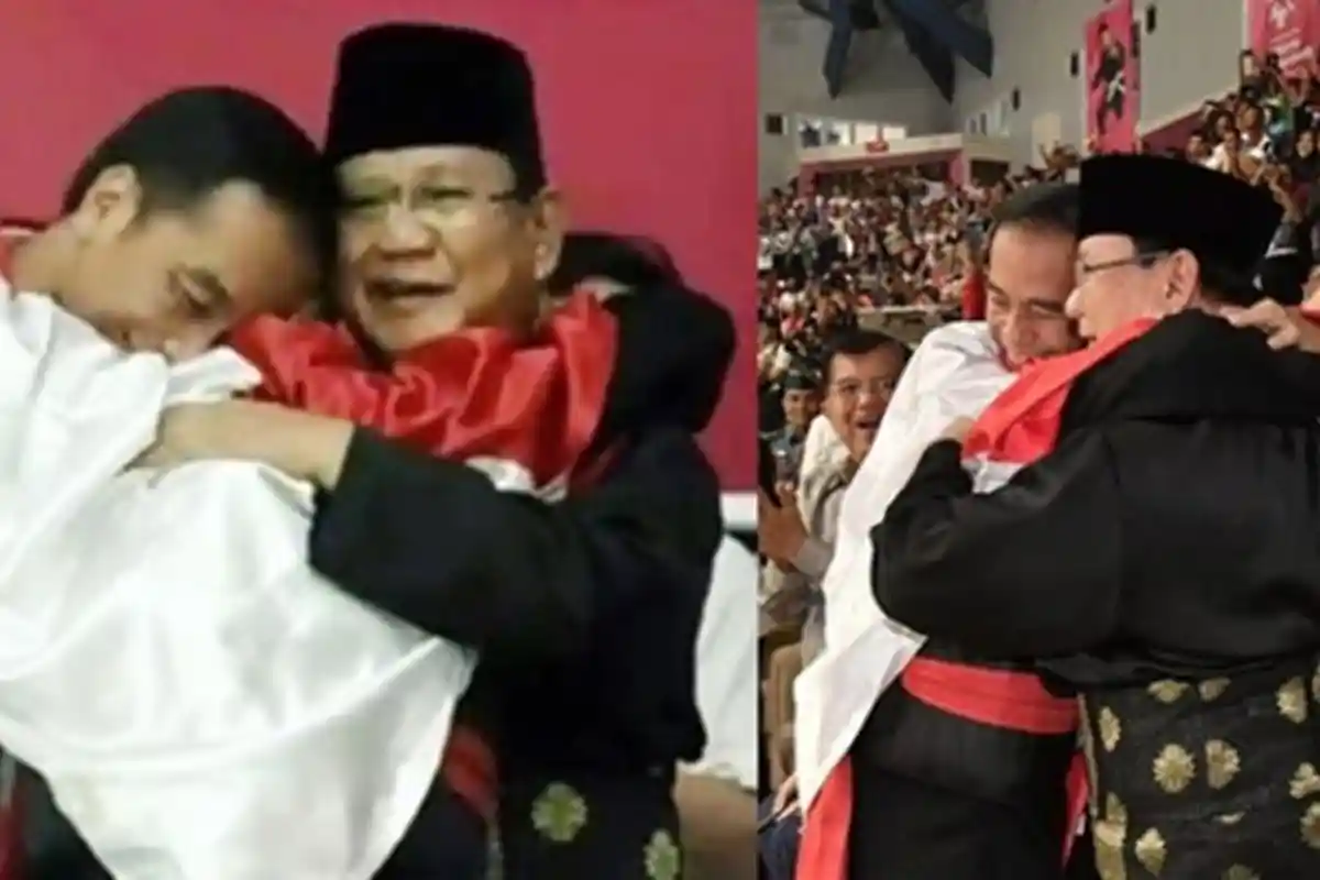 Jokowi dan Prabowo Berpelukan, Para Selebritas Berikan Komentar