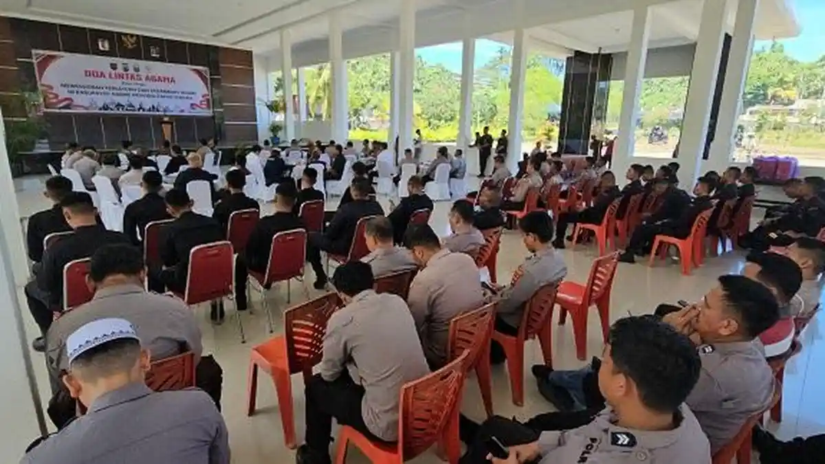 Polres Nabire Doa Bersama: Jaga Kamtibmas Tetap Kondusif dan Damai!