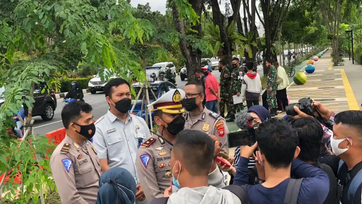 Laka Beruntun Bundaran Digulis, Jasa Raharja Kalbar Sigap Ambil Tindakan