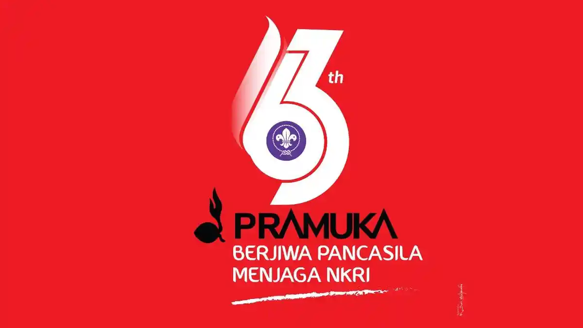 LINK DOWNLOAD Logo Resmi Hari Pramuka 2024 ke-63 Tahun: Tema dan Logo Format PNG, Vector