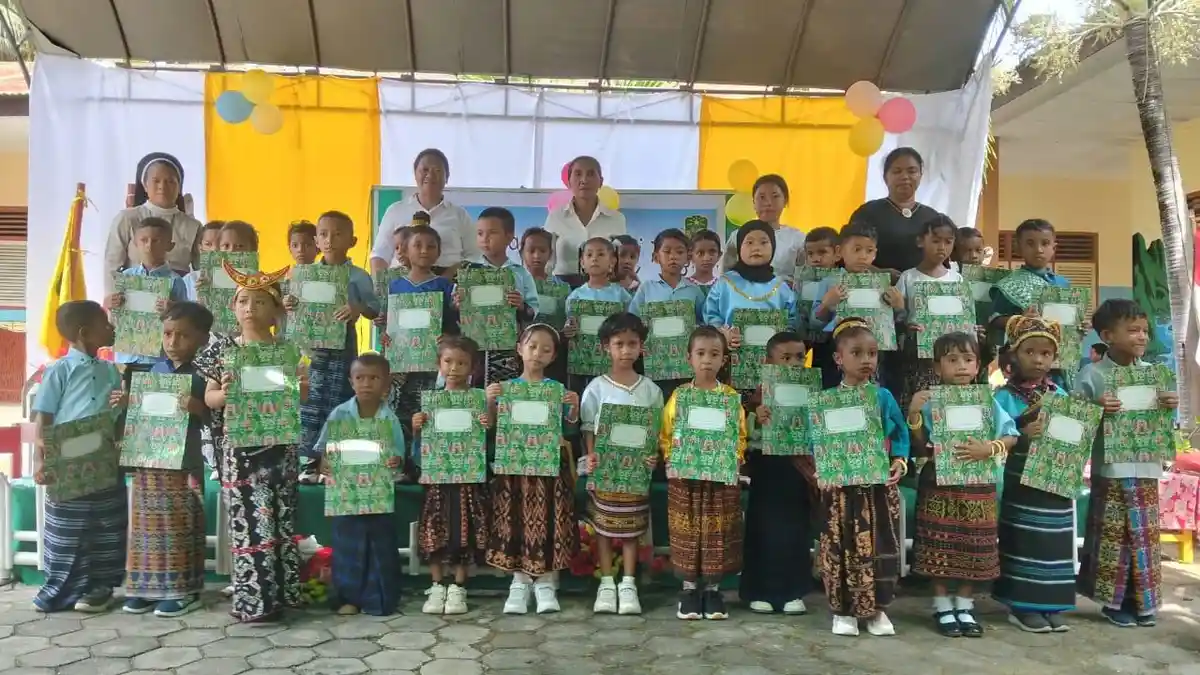TK Sang Timur Magepanda Lepas 33 Siswa-siswi TK B Angkatan XXX, Lanjut Pendidikan SD