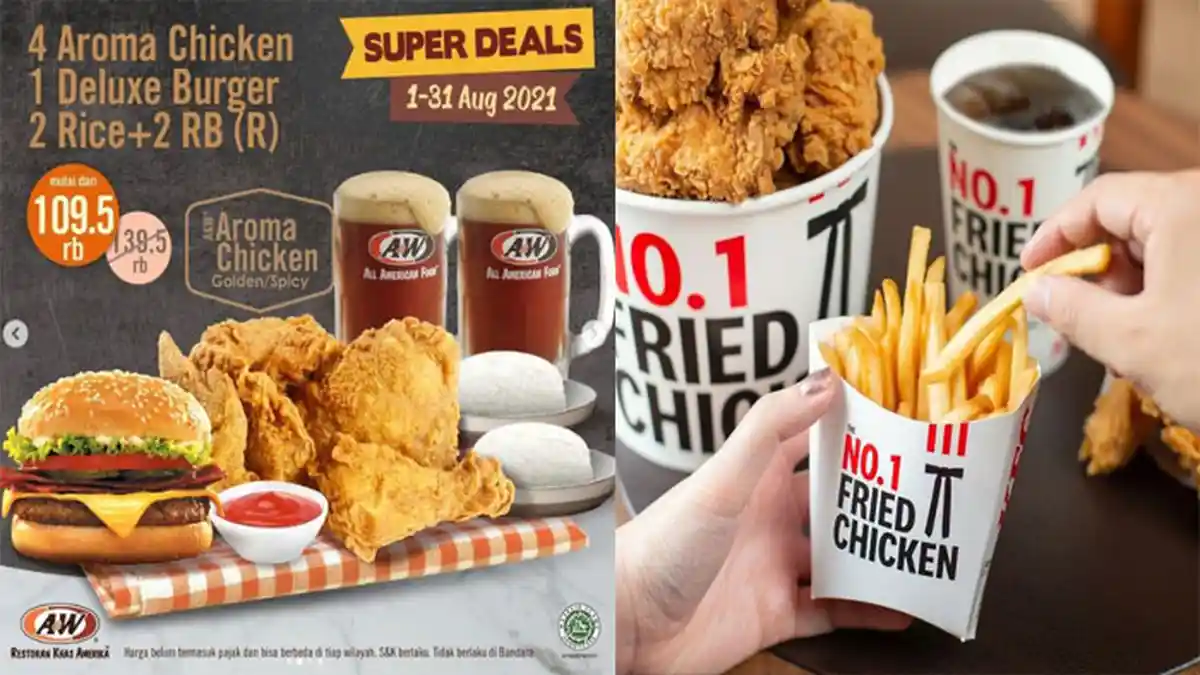 PROMO MAKANAN Hari Ini 1 Agustus 2021, Ada KFC McD Texas Chicken Dunkin Donuts BreadTalk Chatime A&W