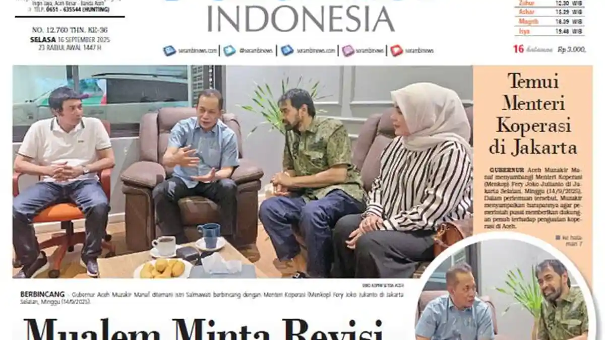 Gubernur Aceh Mualem Minta Revisi UUPA Sesuai MoU Helsinki