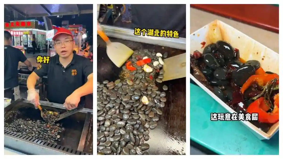 Viral Jajanan Oseng Batu Kerikil di China, Harganya sekitar Rp 30 Ribu per Porsi
