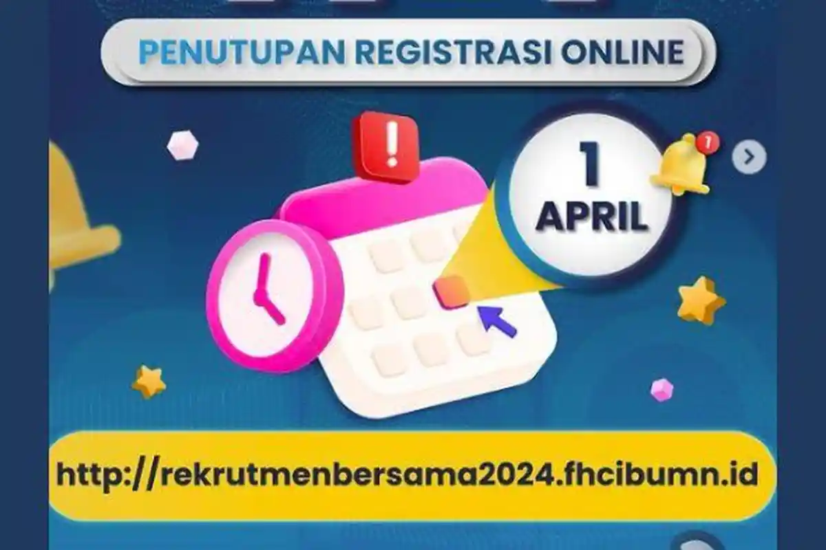 Rekrutmen Bersama BUMN 2024 Hari Ini Ditutup, Daftar Lowongan yang Tersedia Tapi Sepi Peminat