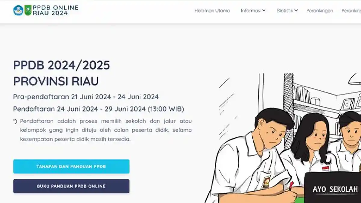 Cara Daftar dan Login Link pmb.riau.go.id, SPMB Riau 2025 untuk Jenjang SD, SMP, SMA, SMK!