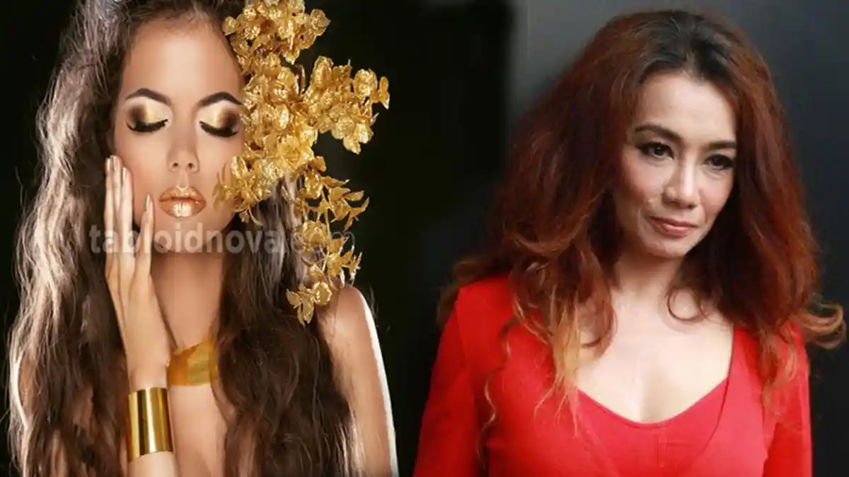 Makin Gorjes, Penyanyi Senior Ini Tampil dengan Makeup Metalik, Perhatikan Bibirnya Berlapis Emas!