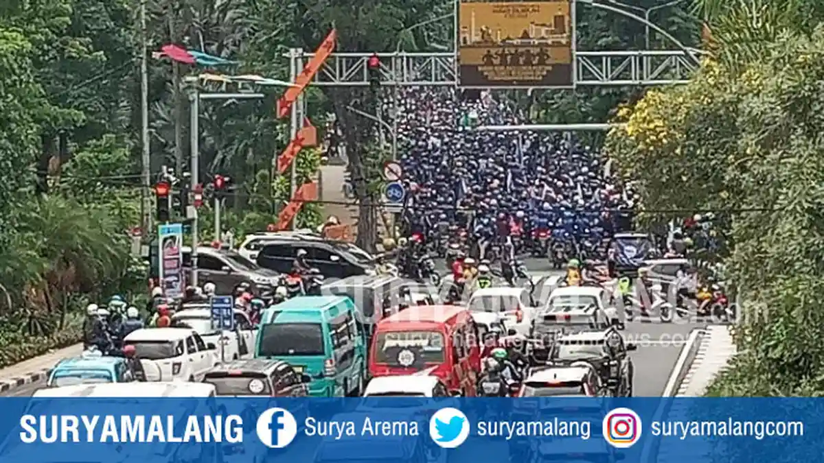 Hindari Jalan Darmo dan Jalan Diponegoro! Ada Demo Hari Buruh di Surabaya