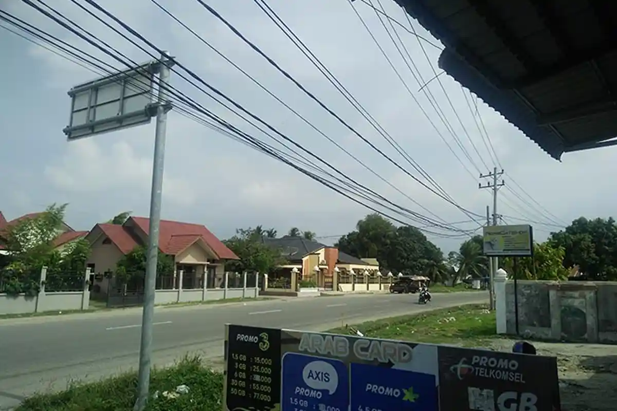 Setelah Hujan, Cuaca di Langit Bireuen Cerah, Kabut Asap Mulai Hilang