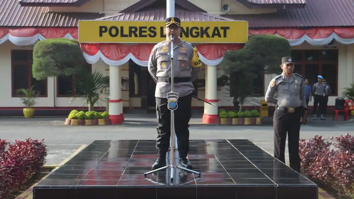 Kapolres Langkat Minta Anggotanya Bertugas Sesuai SOP, Minimalisir Kesalahan dan Pelanggaran