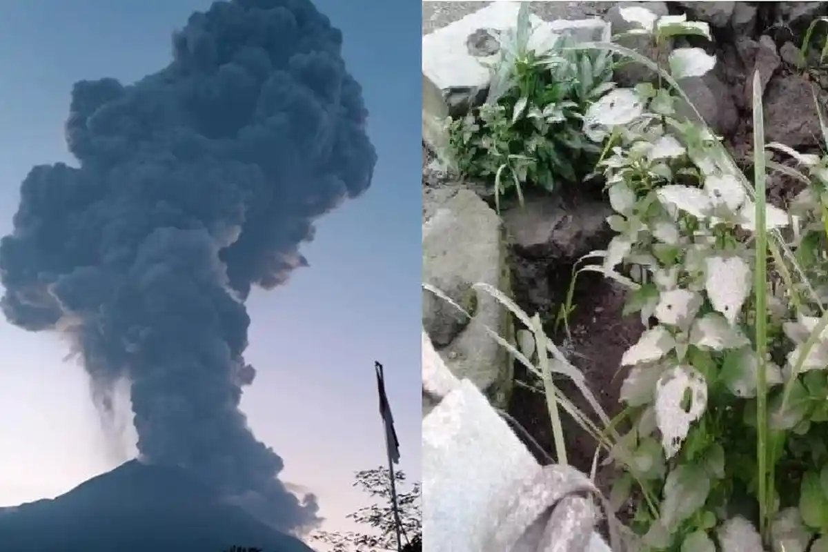 BPPTKG Jelaskan Kronologi Erupsi Gunung Merapi Hari Ini, Hujan Abu Bercampur Pasir di Mriyan