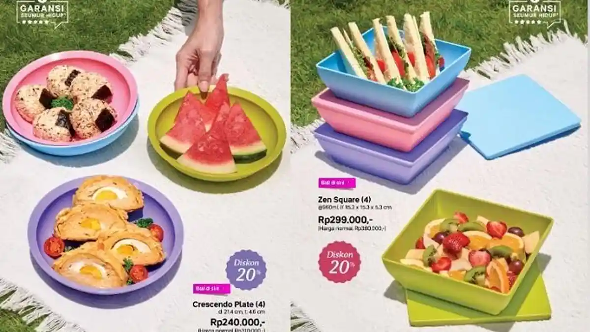 KATALOG Promo Tupperware Terbaru 9 Juli 2023 Koleksi Botol Minum Harga Diskon, Dapatkan Gratisannya