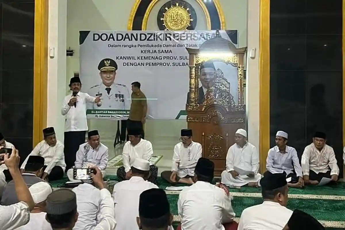 Pemprov Sulbar Bakal Gelar Zikir dan Doa Bersama di Malam Tahun Baru