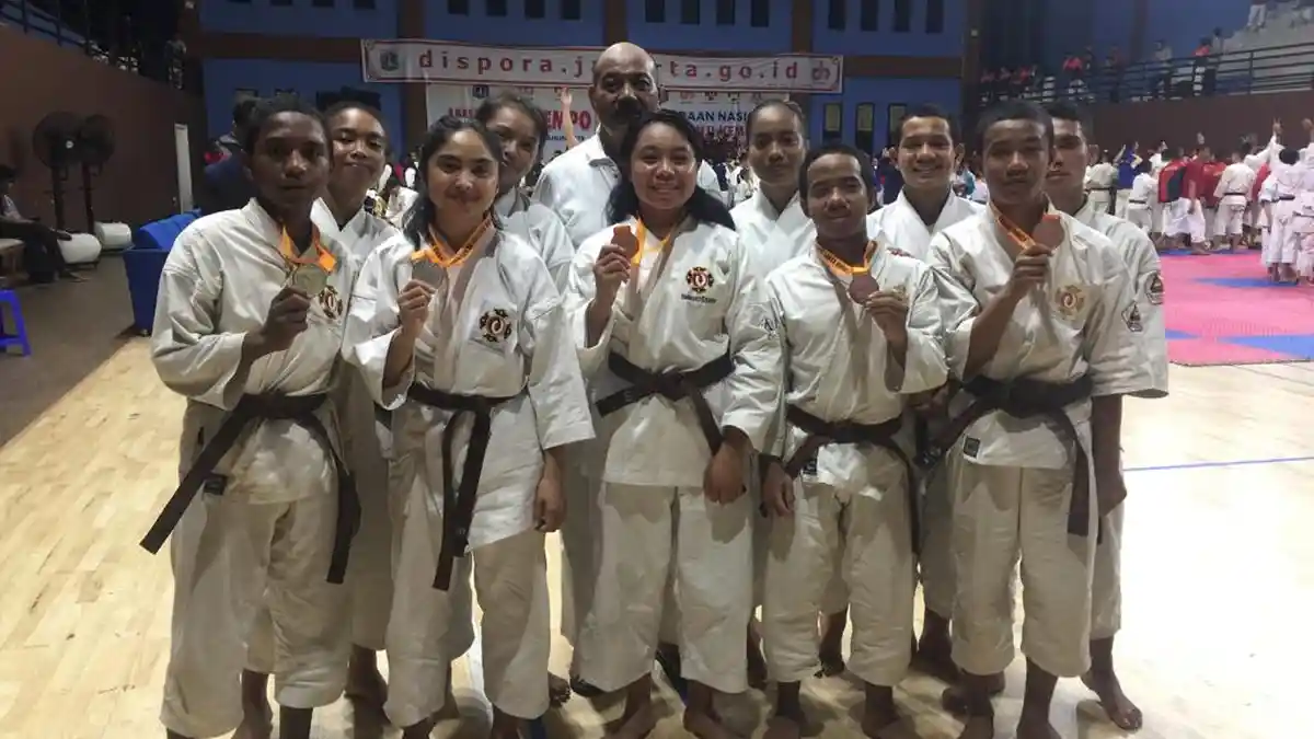 Atlet Kempo Manggara  Dijemput Meriah di Dojo Ketang, Kecamatan Lelak