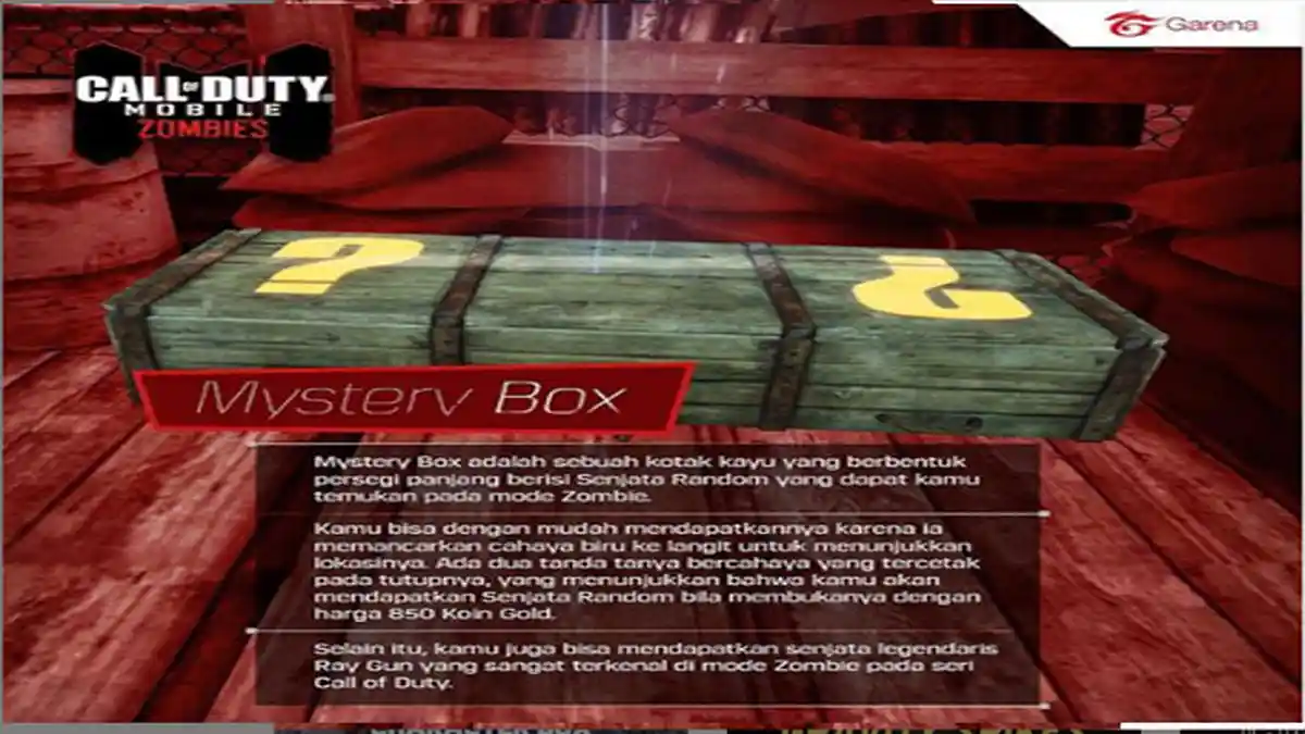 Mystery Box Call Of Duty Mobile Mode Zombie, Dapatkan Senjata ...