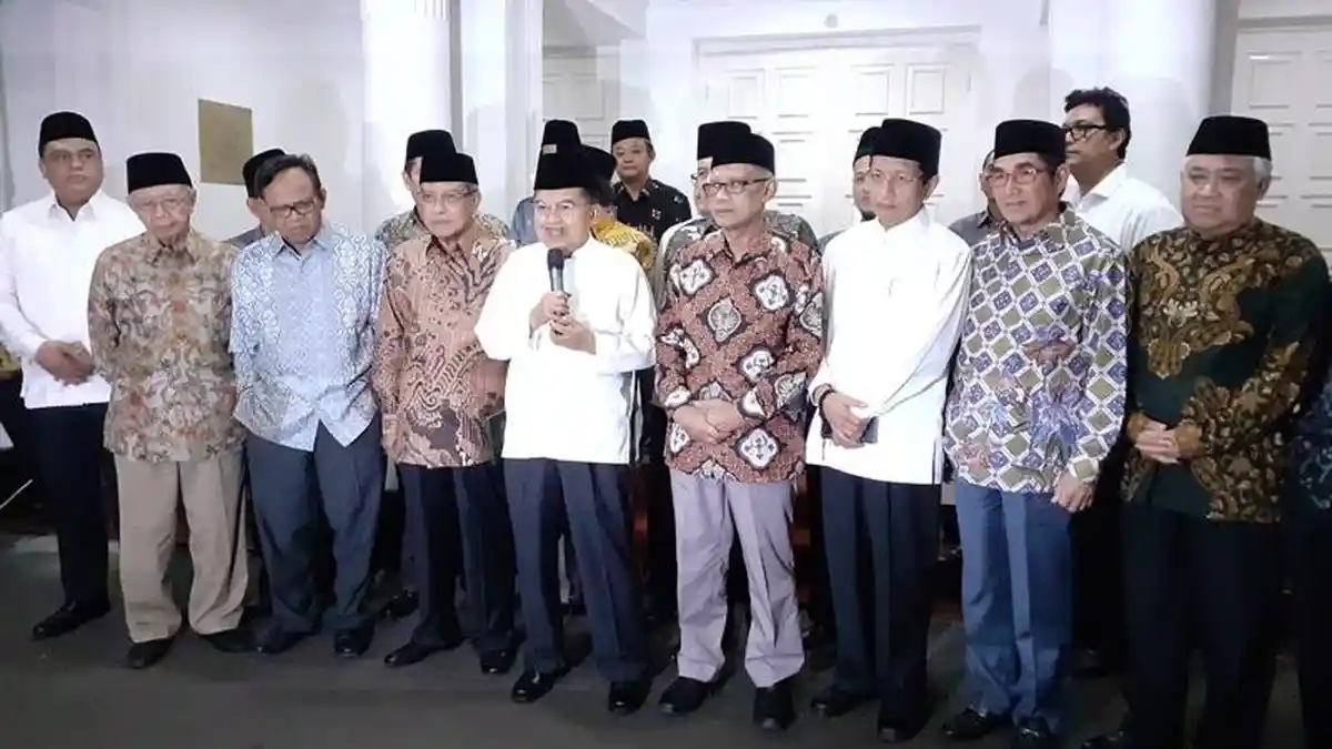 Wapres JK dan Petinggi Ormas Islam Desak Jokowi dan Prabowo Bertemu