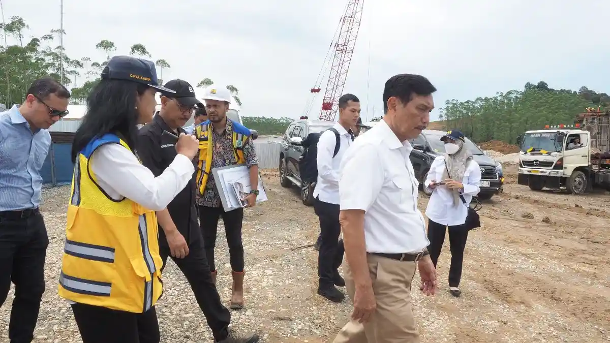 Luhut Pandjaitan Pastikan Progres Pembangunan IKN Nusantara, Fokus Penyelesaian Masalah Pertanahan
