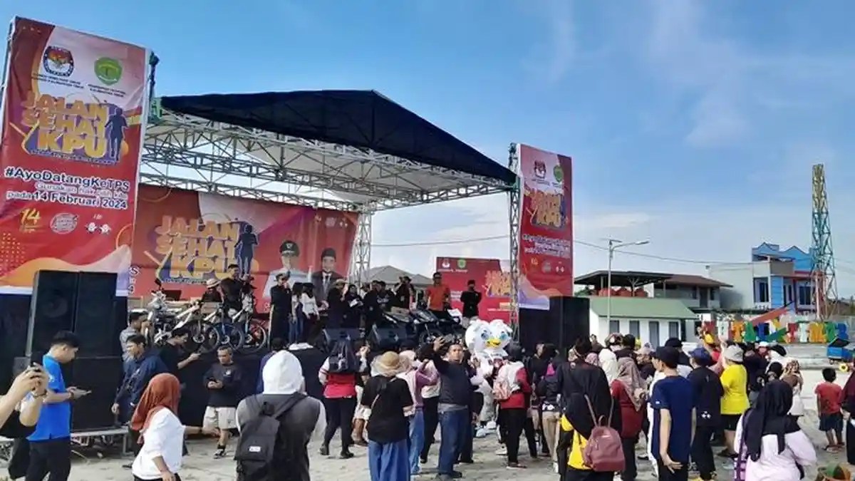 Alasan KPU Kaltim Pilih Gelar Jalan Sehat di Kutai Timur
