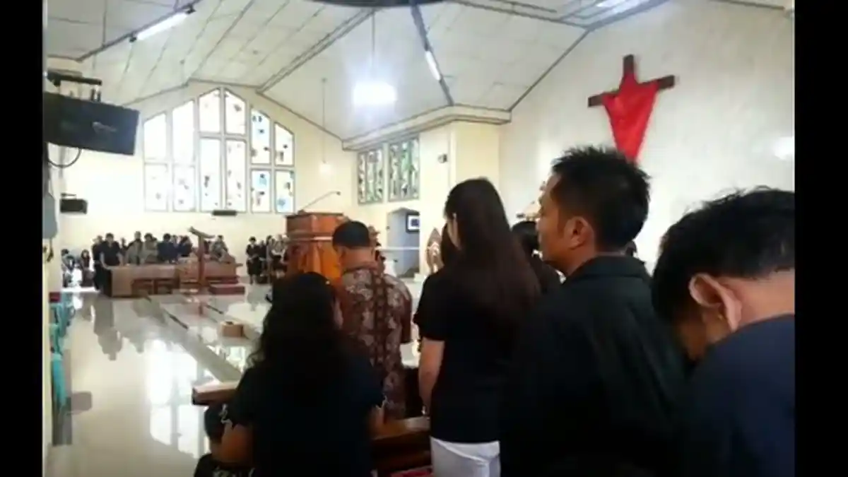 Ikut Misa Bawa Tas Punggung Isi Gulungan Kabel, Vian Diamankan Polisi