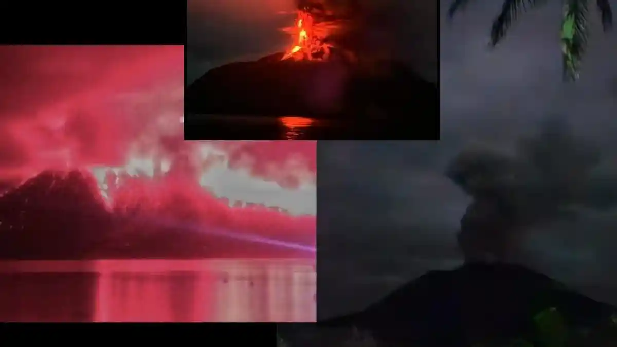 Gunung Ruang Sulut Erupsi Lagi, Lebih Eksplosif, Warga Tagulandang Kembali Mengungsi