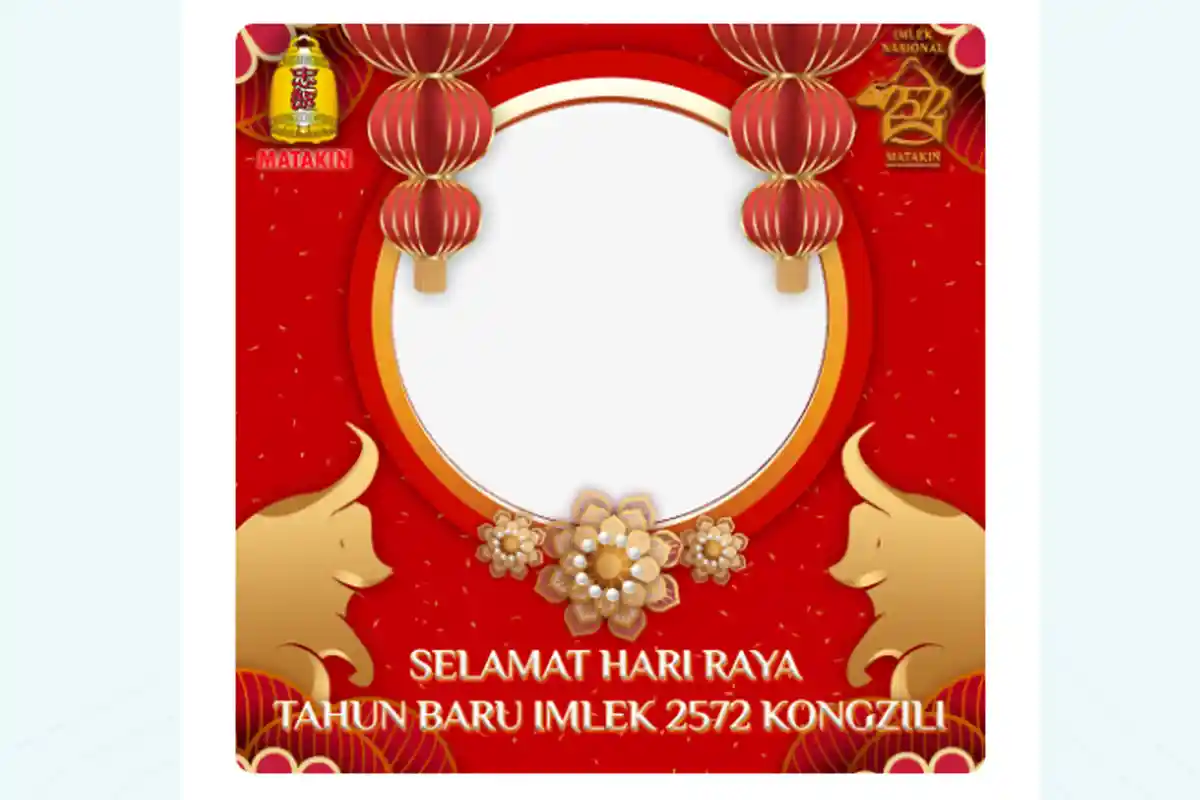 15 Link Twibbon Imlek 2022, Dilengkapi Cara Menambahkan Tulisan Ucapan dan Share di Media Sosial