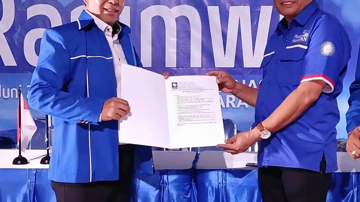 Ebert Ganggut Terima Rekomendasi PAN Sebagai Balon Bupati