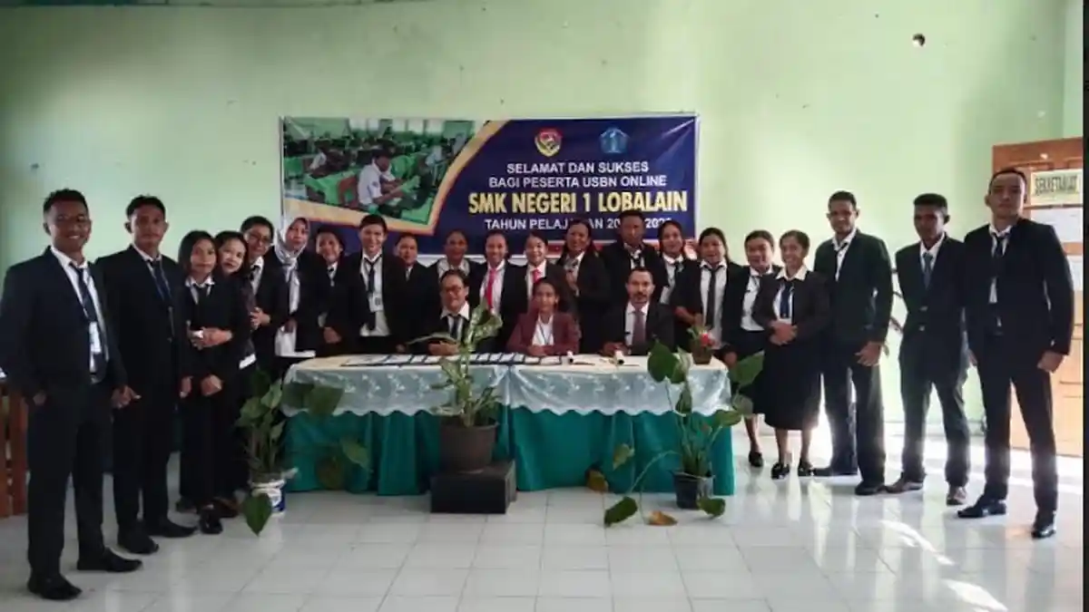 Peserta USBN Online di SMKN I Lobalain, Rote Ndao Diberi Penguatan oleh Wakasek