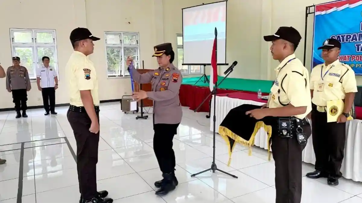 Tidak Berseragam Coklat, Para Satpam di Purbalingga Digembleng Langsung Oleh Polisi