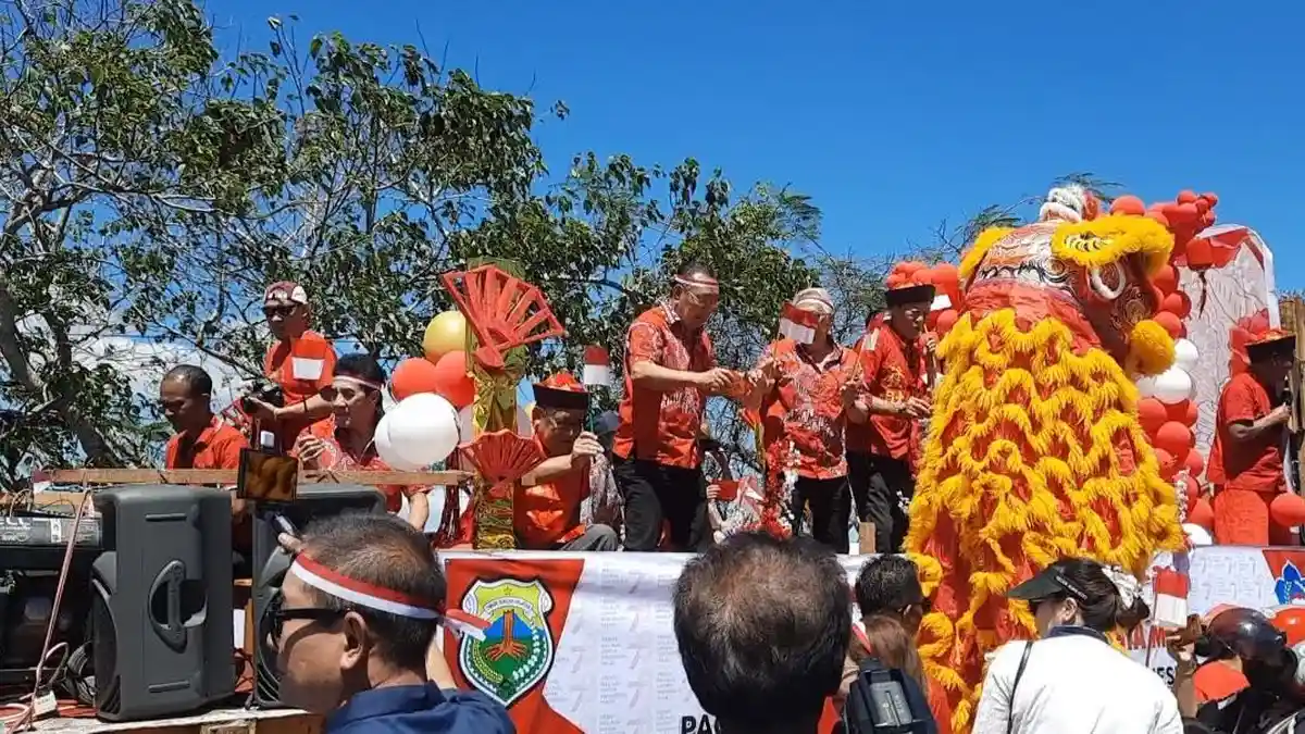 Sambut HUT RI ke-78 RI di Timor Tengah Selatan, Paguyuban Tionghoa Siap Jaga Persatuan dan Kesatuan