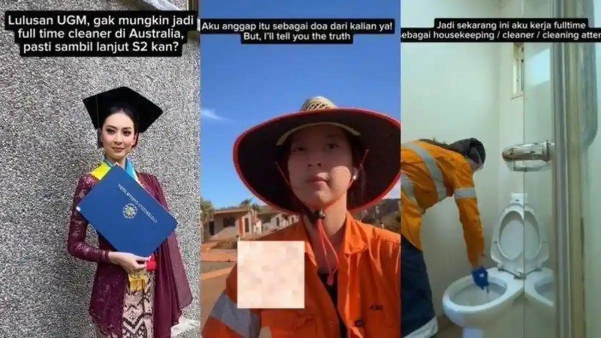 Siapa Sosok Dea Rachma, Wanita Lulusan Cumlaude UGM jadi Cleaner di ...