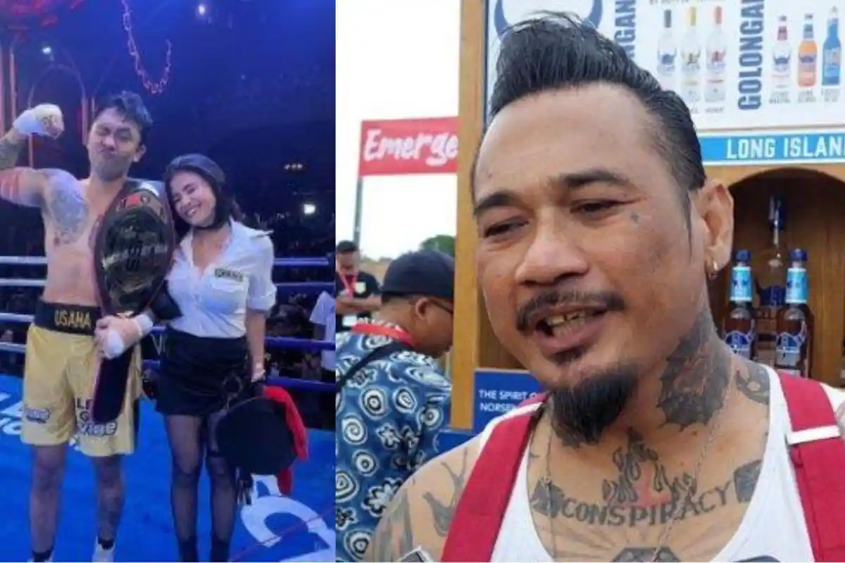 Tanding Tinju, Komika Uus Kalahkan Jerinx SID di Atas Ring