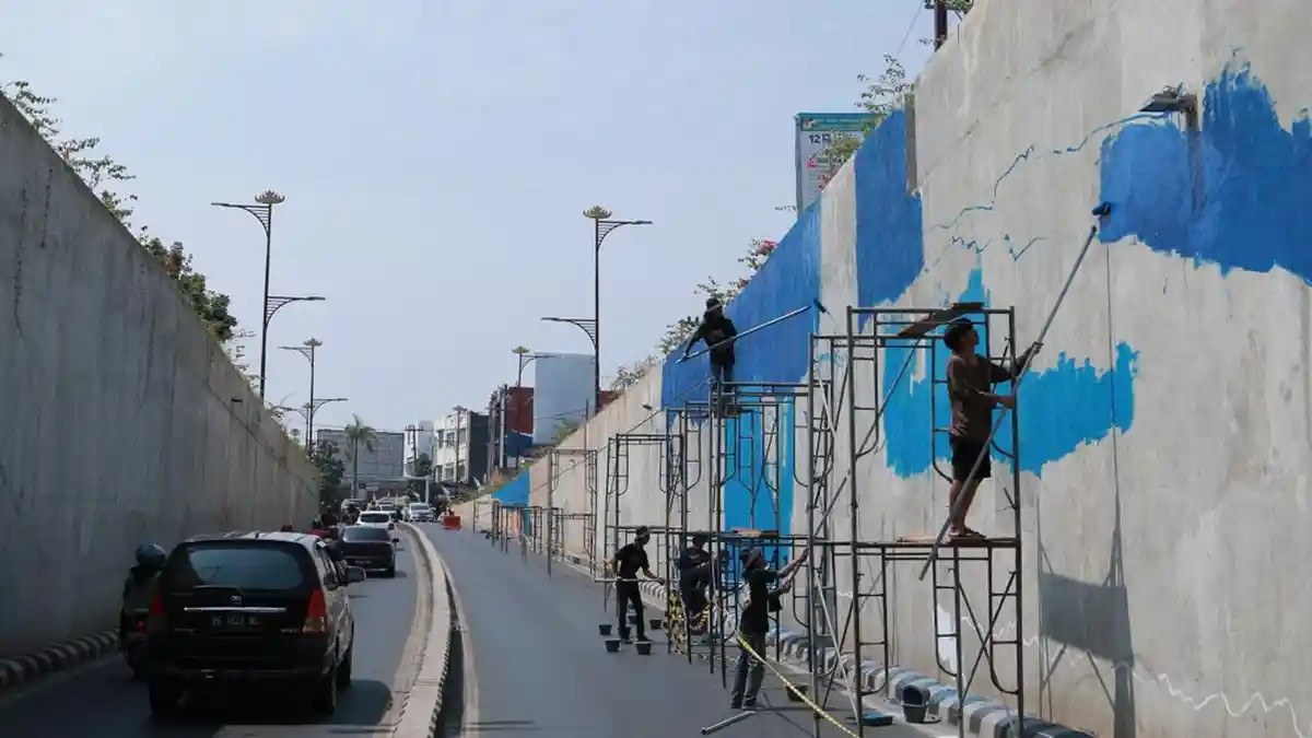 Hindari Lewat Underpass Unila ke arah Rajabasa, Macet Panjang dari Depan Dunkin hingga Perut Bulat