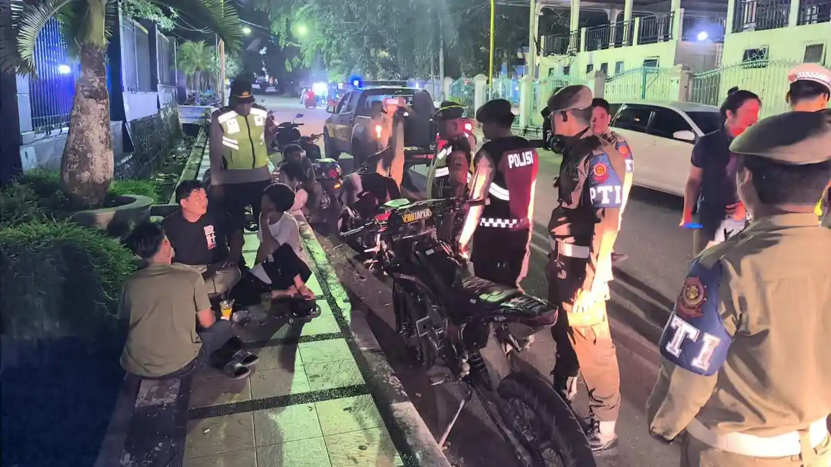 Tim Gabungan Polres Sibolga Gelar Patroli Malam, Cegah 3C dan Aksi Premanisme