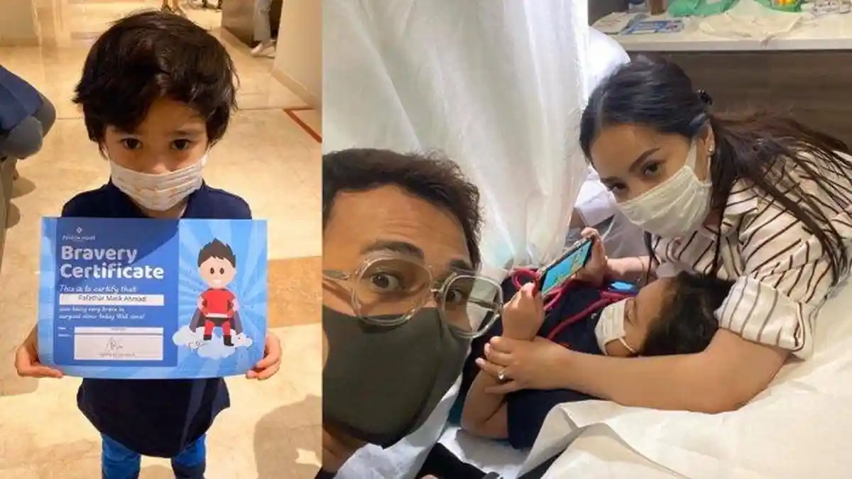 Raffi Unggah Foto Ini, Cara Nagita Tenangkan Rafathar yang Tegang Saat ...