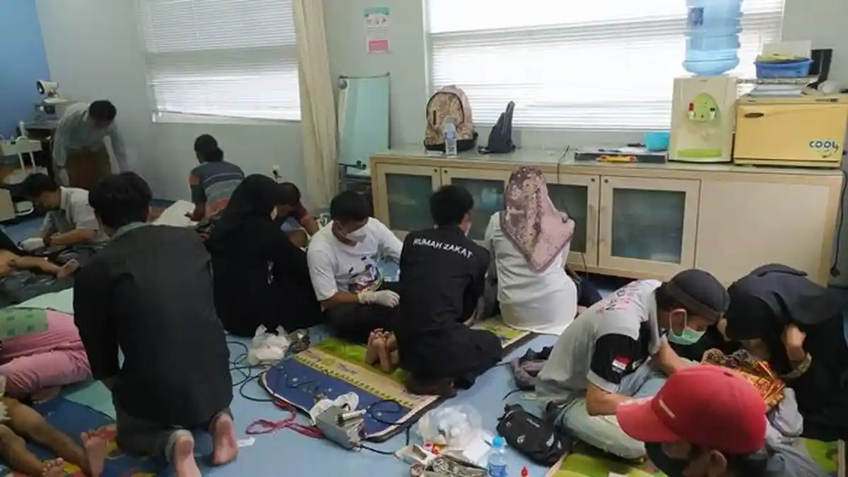 Gelar Khitan Massal, Rumah Zakat Kalsel Gandeng Klinik Millennia 