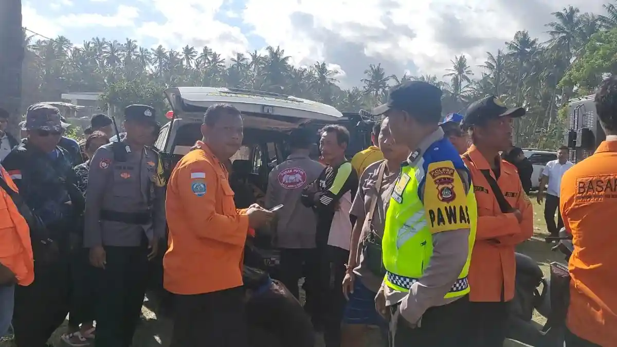 Drone Basarnas Bali Temukan Aditya di Laut, Semua Korban Telah Dievakuasi