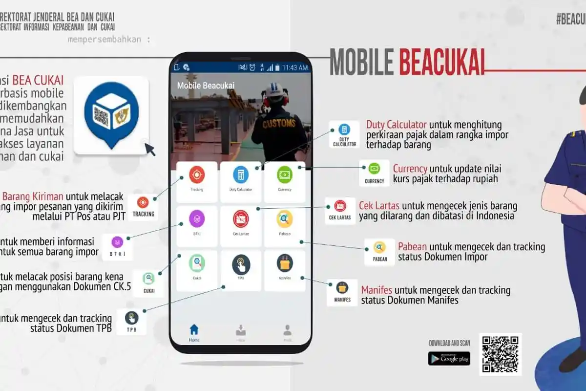 Mobile-BeaCukai: Kini, Semua Layanan Bea Cukai dalam Genggaman