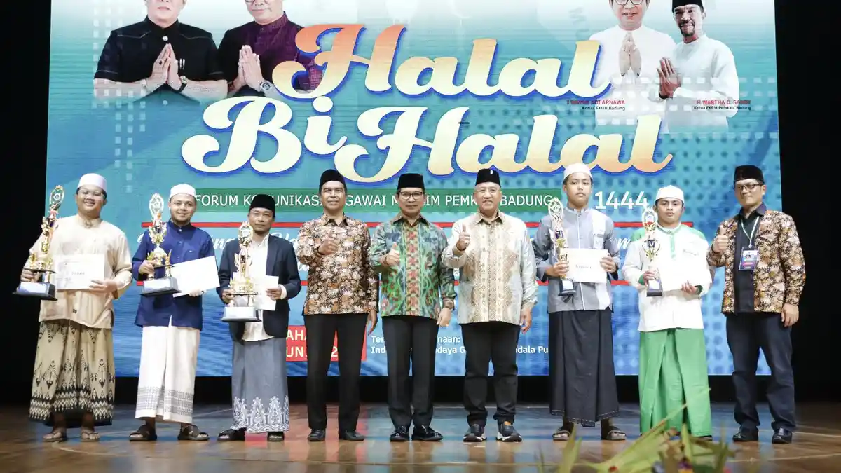 Sekda Hadiri Halal Bihalal Forum Komunikasi Pegawai Muslim Pemkab Badung