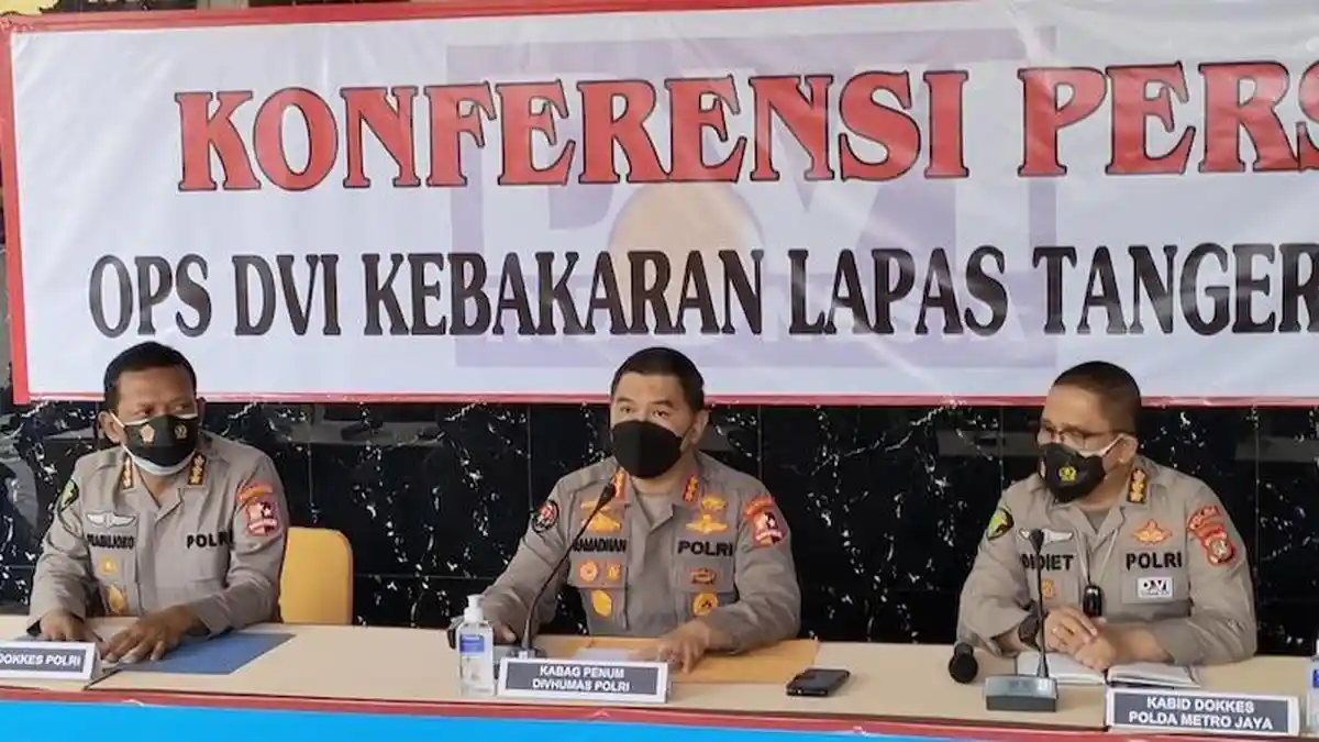 Lagi, Dua Jenazah Korban Kebakaran Lapas Kelas I Tangerang Berhasil Teridentifikasi DVI Polri