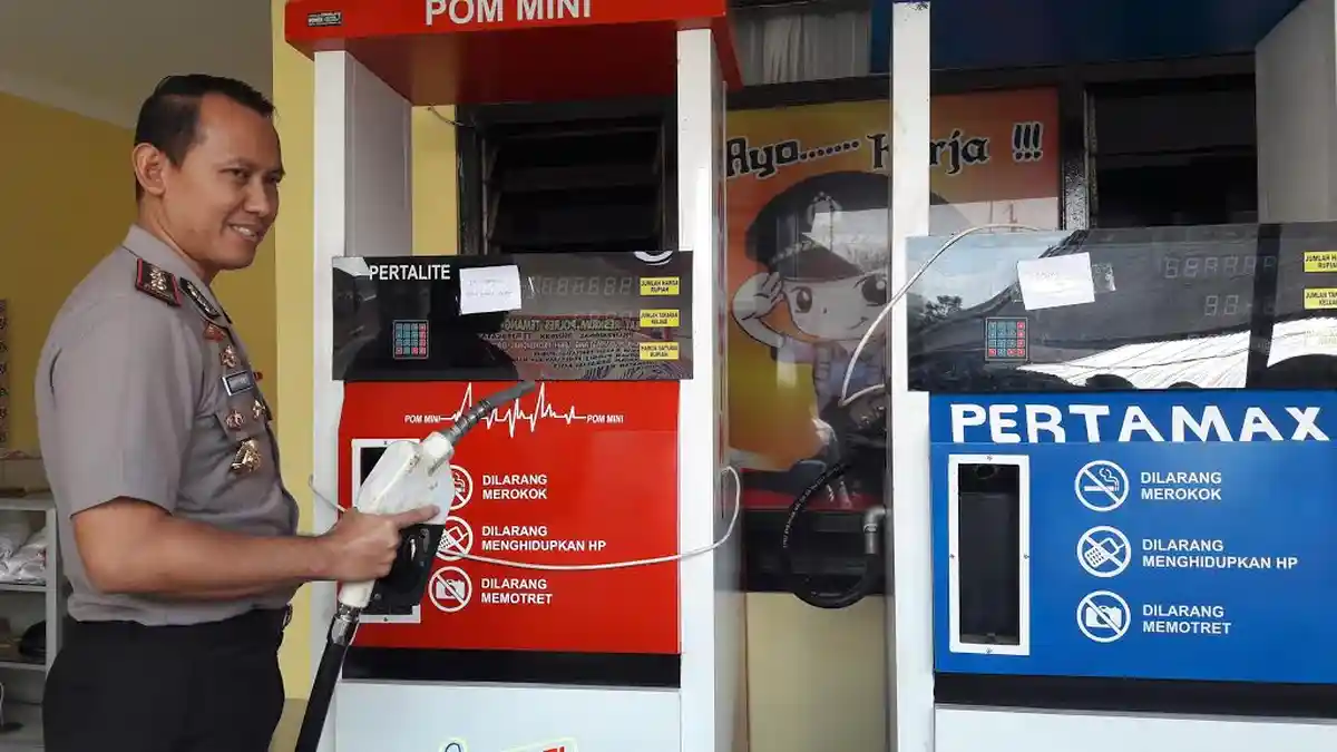 Di Temanggung, Beberapa Pertamini atau Pom Mini Disita Polisi Karena. . .