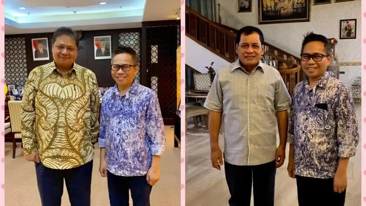 Temui Airlangga Hartarto - NH, UQ: Hanya Silaturahmi Biasa